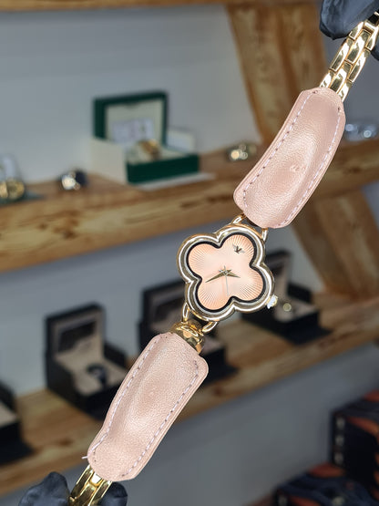 Luxury Women's Flower Shape Watch