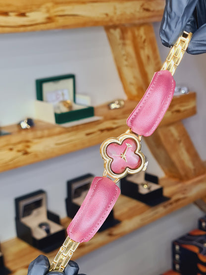 Luxury Women's Flower Shape Watch