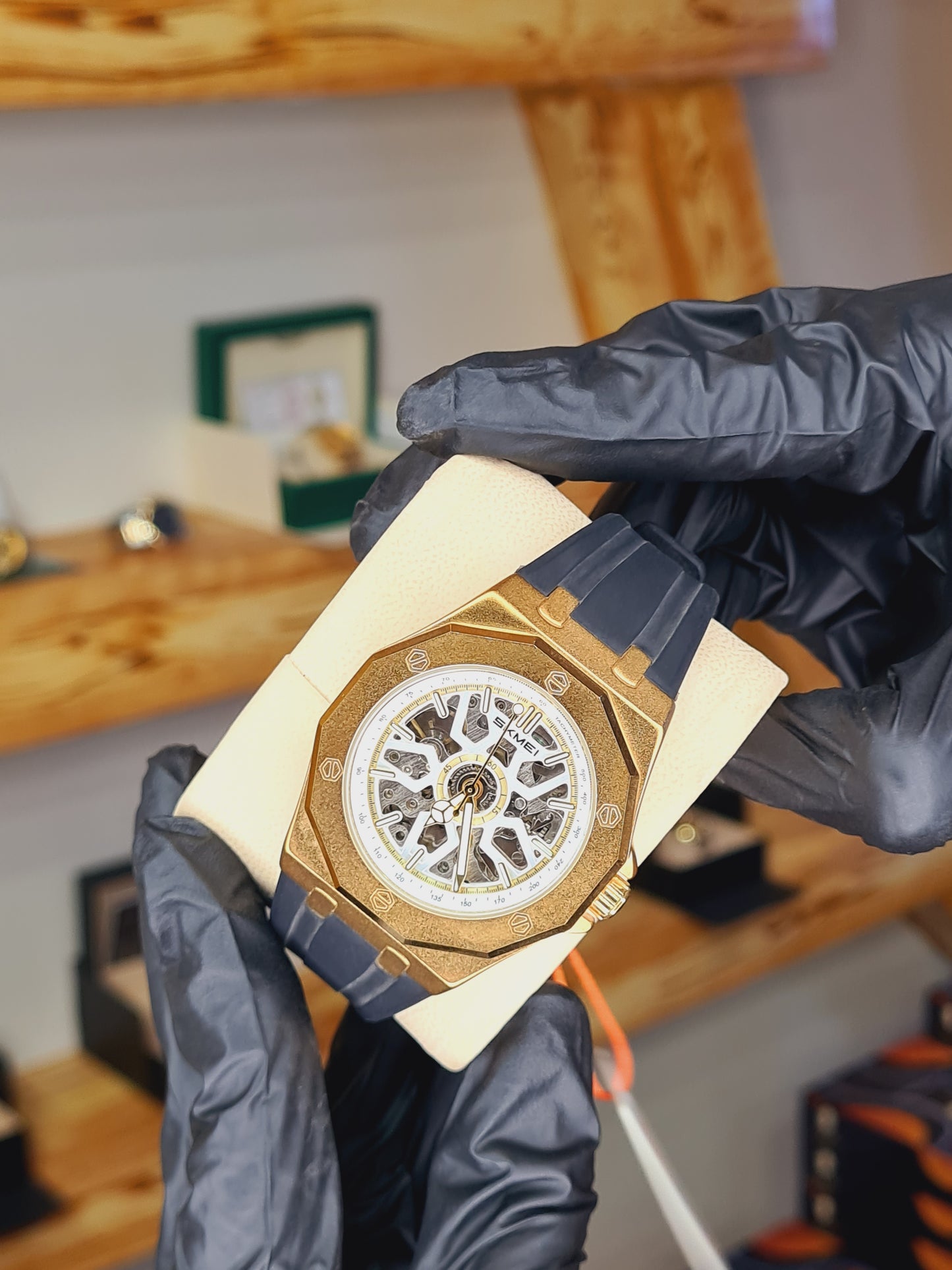 SKMEI Automatic Skeleton Watch